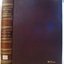 Hard cover with gold embossed text