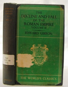 Book, The Decline and Fall of The Roman Empire Vol 2