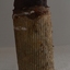 Tip has uneven surface. Base has wear on the columns 