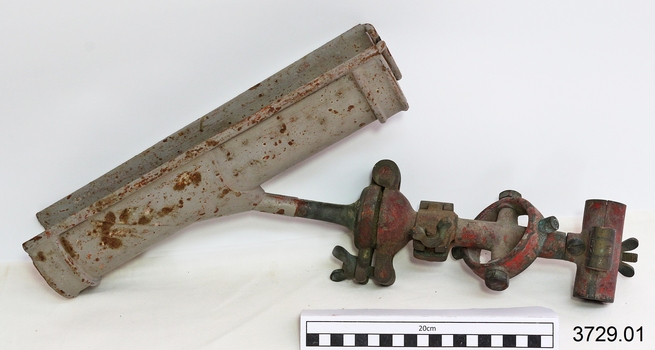 Rocket Launcher assembled read to attach to the lifeboat