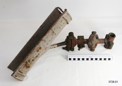 Opposite side of the assembled launcher