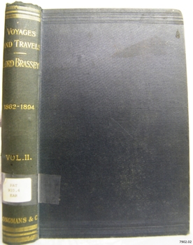 Green-blue hardcover with embossed gold text and label on spine