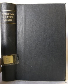 Book, Shakespeare and Other Lectures