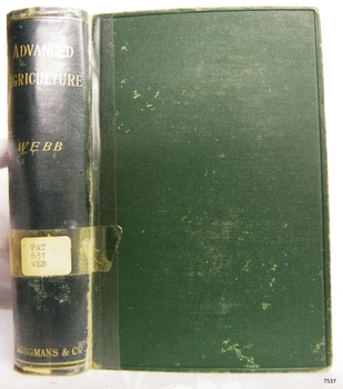 Green hardcover book with embossed gold text on spine
