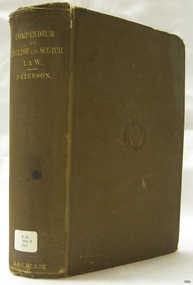 Book, A Compendium of English and Scotch Law