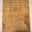 Set of moulded shapes for gold prints on side of ship