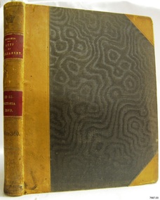 Book, Acts of Parliament of Victoria 32 & 33