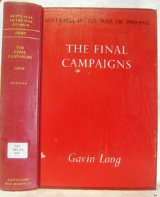 Book, Australia in the War of 1939-1945 The Final Campaigns