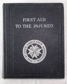 Book, First Aid to the Injured, 1939