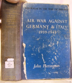 Book, Australia in the War of 1939-1945 Air War Against Germany and Italy