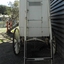 Rear of baker's card showing door and equipment for attaching to a horse