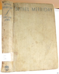 Book, Jonathan Cape, Bethel Merriday, 1940