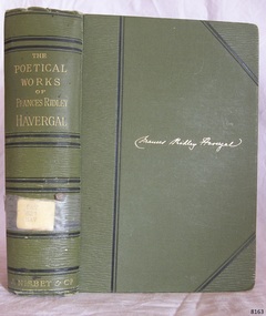 Book, The Poetical Works of Frances Ridley Havergal