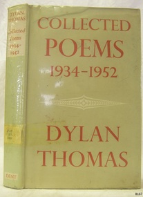 Book, Dylan Thomas Collected Poems 1934 to 1952