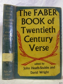 Book, The Faber Book of Twentieth Century Verse