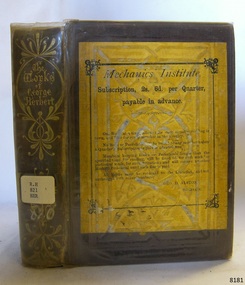 Book, The Works of The Rev George Herbert