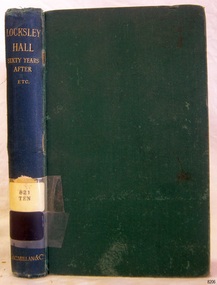 Book, Locksley Hall Sixty Years After