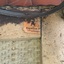 Close-up of one of the chair labels