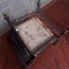 Underneath of chair 3788.2, showing label and tag