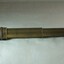 Brass telescope, three draw, with decorative leather hand grip