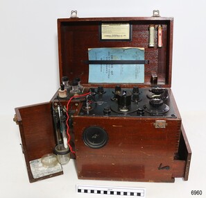 Case has opening compartments for meter, book and accessories