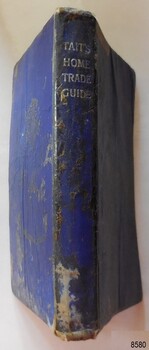Royal blue hardcovers with silver embossed title on spine