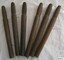A selection of belaying pins with rounded handle and blunt ends