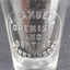 Glass with black background, showing up details