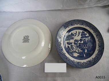 Ceramic - Two plates, Broadhurst Staffordshire Ironstone Pottery, 1950-1960