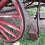 close-up of the block brake