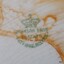 Green maker's stamp has crown symbol above name and date patented.