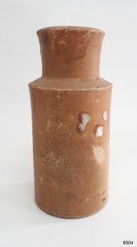 Surface is worn around the shoulder and has several chips