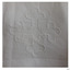 White embroidered cross outline on a white cloth