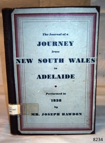 Book, The Journal of a Journey from New South Wales to Adelaide
