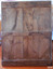 Thick timber panels were used for construction of the back of this frame