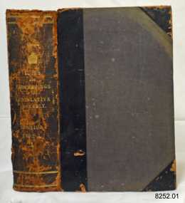 Book, Votes and Proceedings of the Legislative Assembly 1892-3 Vol 1