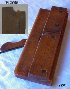 Tool - Wood Moulding Plane, 1844-1860