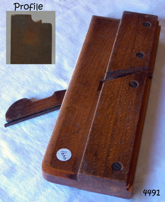 Tool - Wood Moulding Plane, 1844-1860