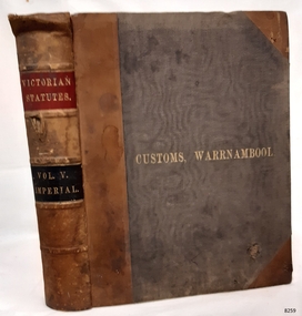 Book, The Victorian Statutes Vol 5 Customs Warrnambool