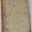 Large cardboard covered book with reinforced corners and spine, poor condition