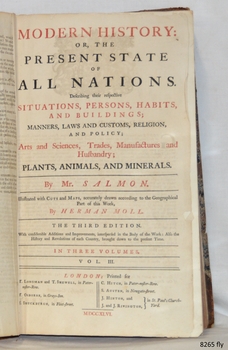 Black and red print with black lines dividing the print into sections
