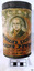 Label has portrait and fancy decoration