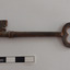 Other side of iron latch key
