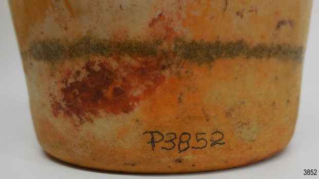 Discolouration showing