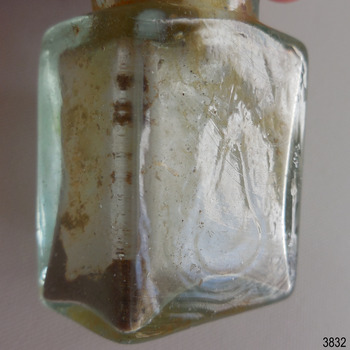Logo on front of bottle resembles a tear drop