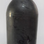 Black glass, cylindrical, bulbous neck