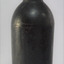 Black glass, cylindrical, bulbous neck