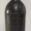 Black glass, cylindrical, bulbous neck