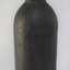 Black glass, cylindrical, bulbous neck