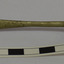 Old English design and Maker's Marks on tip on handle's underside. 